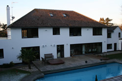 Rear after completion