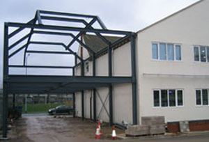 structural steel frame